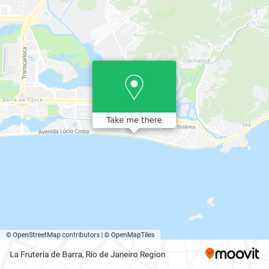 La Fruteria de Barra map