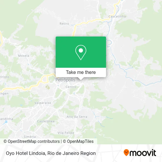 Oyo Hotel Lindoia map