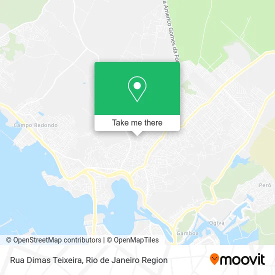Rua Dimas Teixeira map