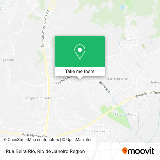 Rua Beira Rio map
