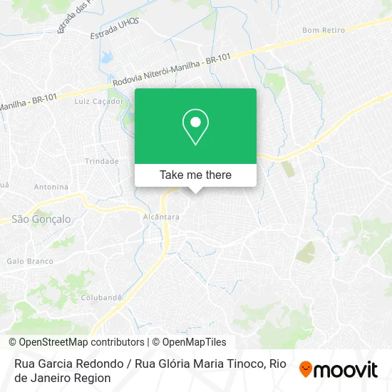 Rua Garcia Redondo / Rua Glória Maria Tinoco map