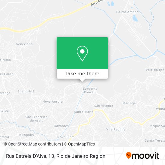 Rua Estrela D'Alva, 13 map