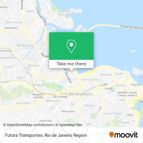 Futura Transportes map