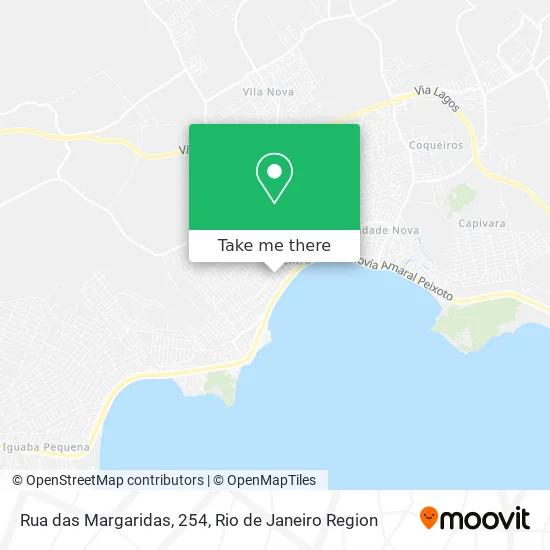 Rua das Margaridas, 254 map