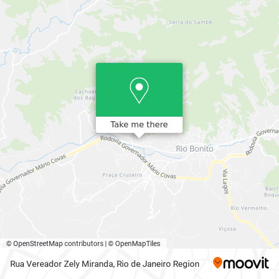 Rua Vereador Zely Miranda map