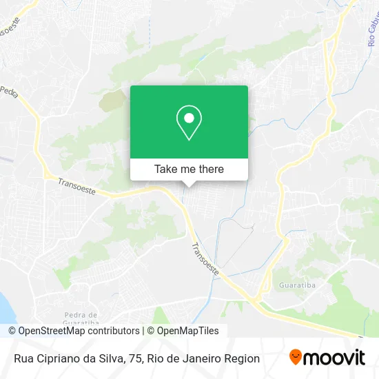 Rua Cipriano da Silva, 75 map