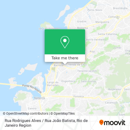 Rua Rodrigues Alves / Rua João Batista map