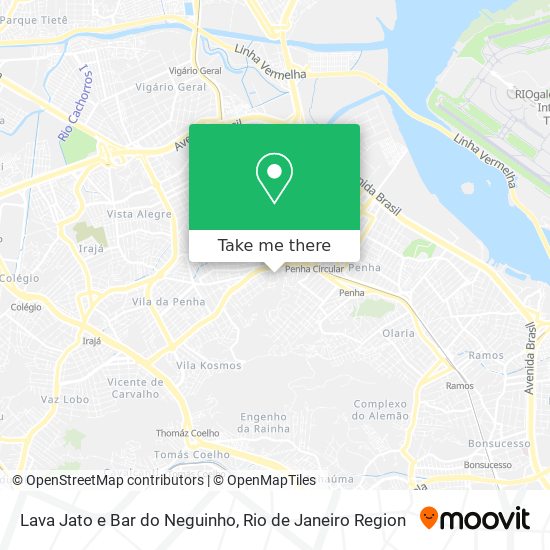 Lava Jato e Bar do Neguinho map