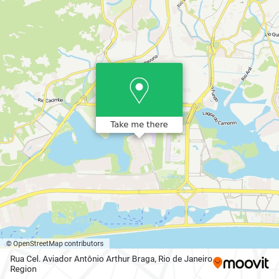 Rua Cel. Aviador Antônio Arthur Braga map