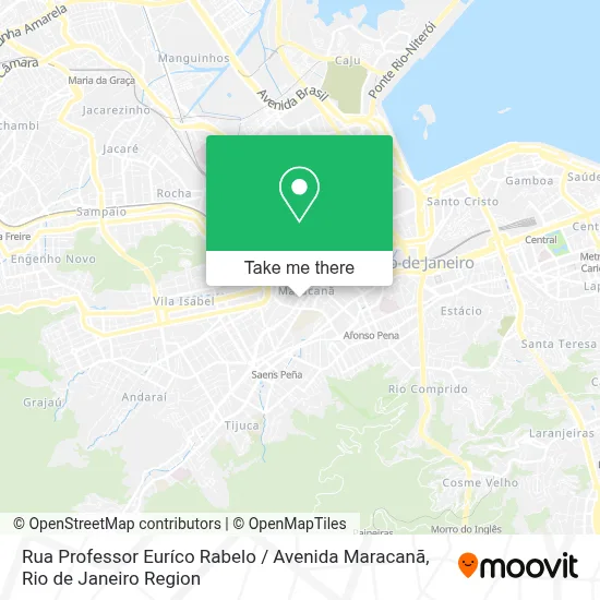 Rua Professor Euríco Rabelo / Avenida Maracanã map