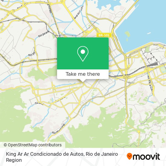 King Ar Ar Condicionado de Autos map