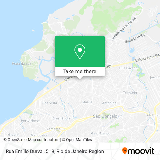 Mapa Rua Emílio Durval, 519
