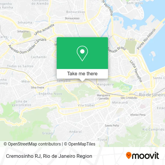 Cremosinho RJ map