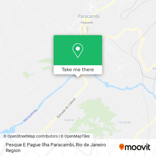 Pesque E Pague Ilha Paracambi map