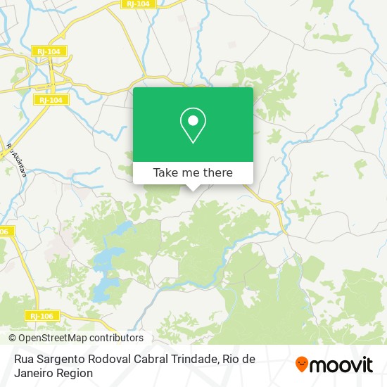 Rua Sargento Rodoval Cabral Trindade map