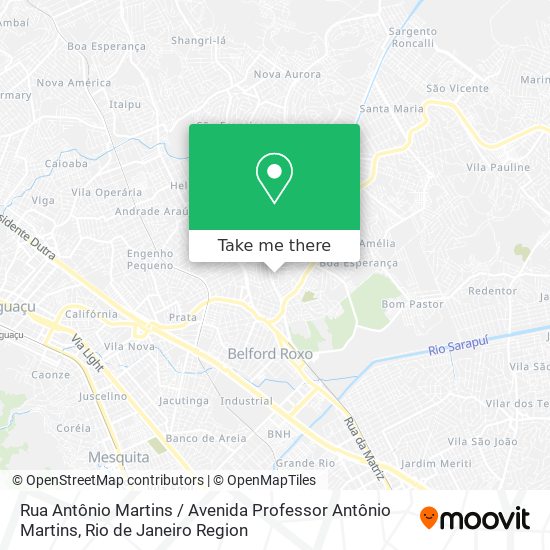 Rua Antônio Martins / Avenida Professor Antônio Martins map