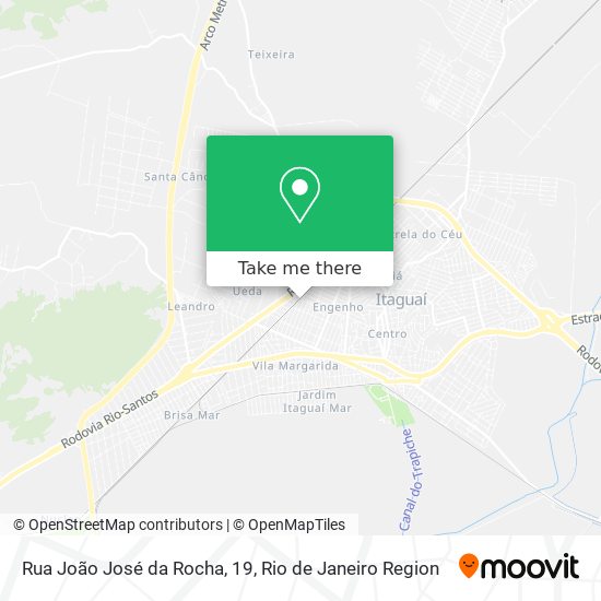 Mapa Rua João José da Rocha, 19