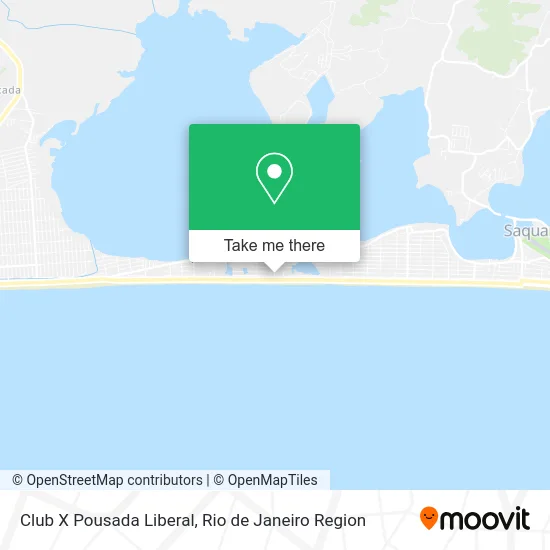 Club X Pousada Liberal map