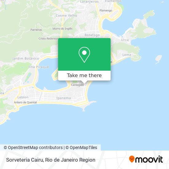 Sorveteria Cairu map