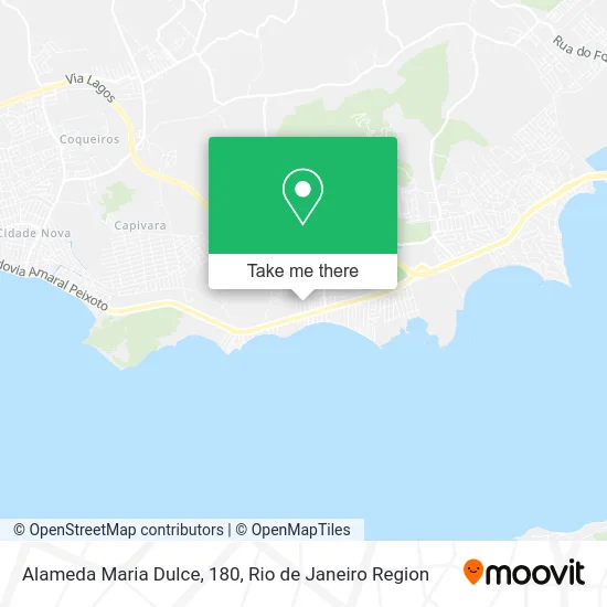 Alameda Maria Dulce, 180 map