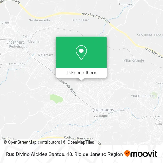 Rua Divino Alcides Santos, 48 map