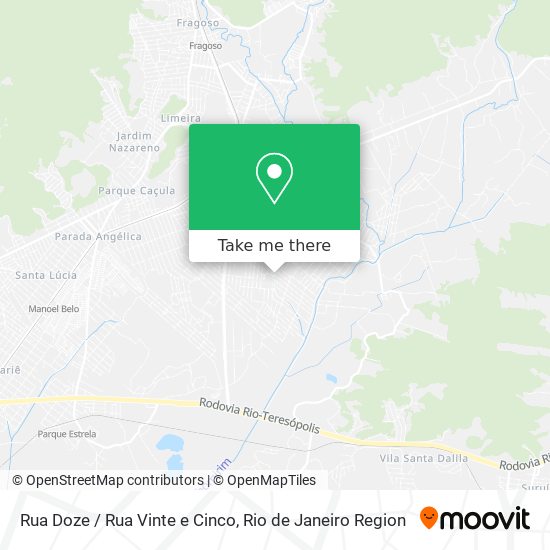 Rua Doze / Rua Vinte e Cinco map
