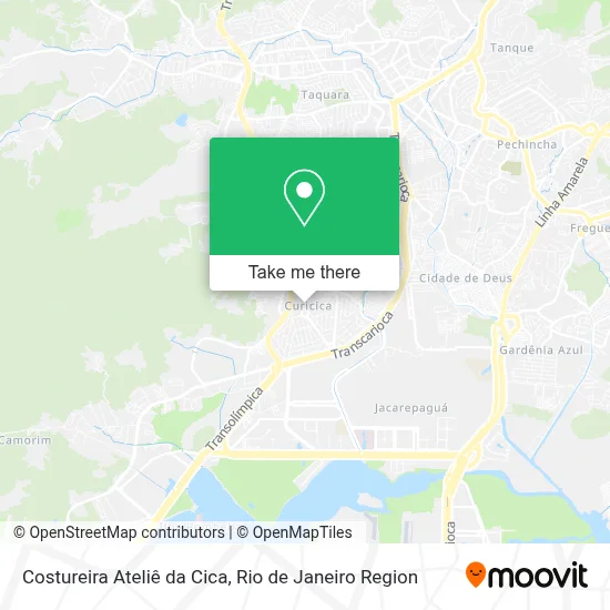 Costureira Ateliê da Cica map