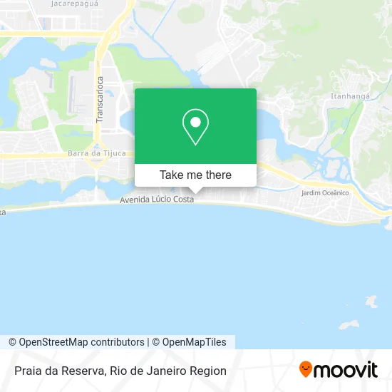 Praia da Reserva map