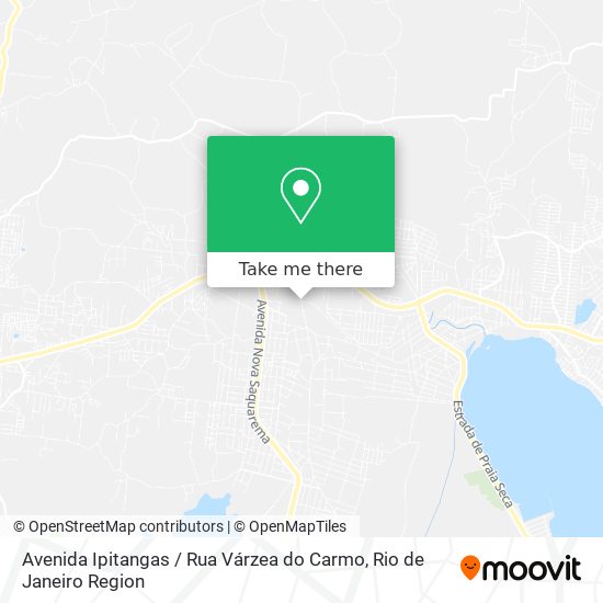 Mapa Avenida Ipitangas / Rua Várzea do Carmo