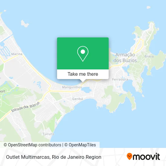 Outlet Multimarcas map
