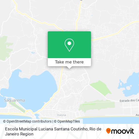 Mapa Escola Municipal Luciana Santana Coutinho