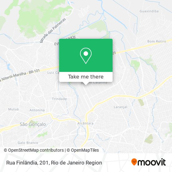 Rua Finlândia, 201 map