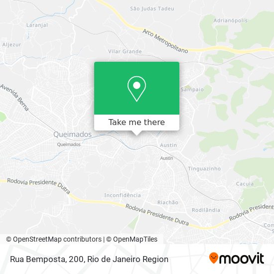 Rua Bemposta, 200 map