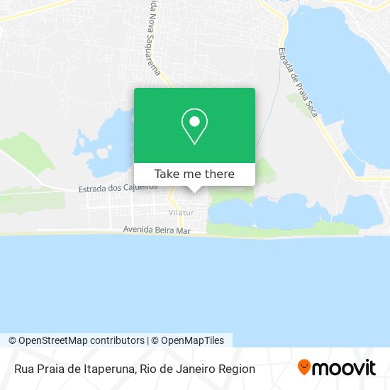 Rua Praia de Itaperuna map