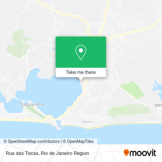 Rua das Tocas map