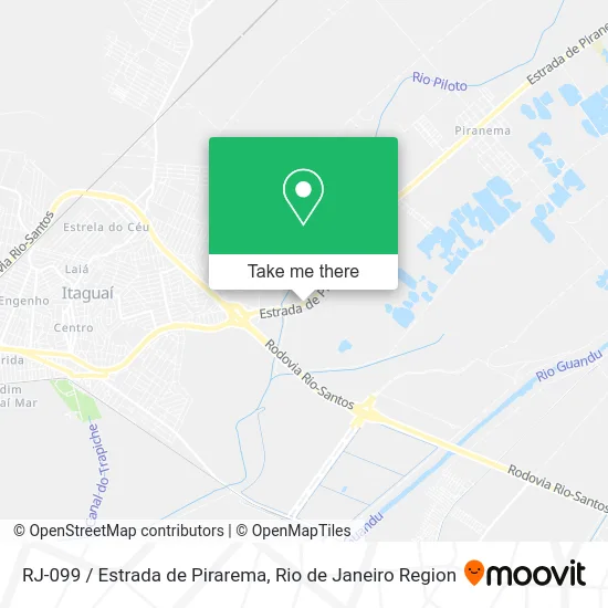 RJ-099 / Estrada de Pirarema map