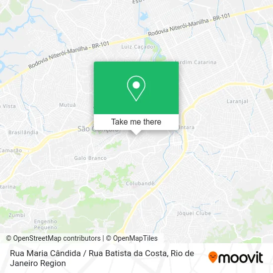 Rua Maria Cândida / Rua Batista da Costa map