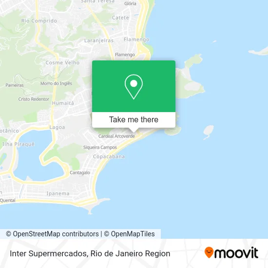 Inter Supermercados map