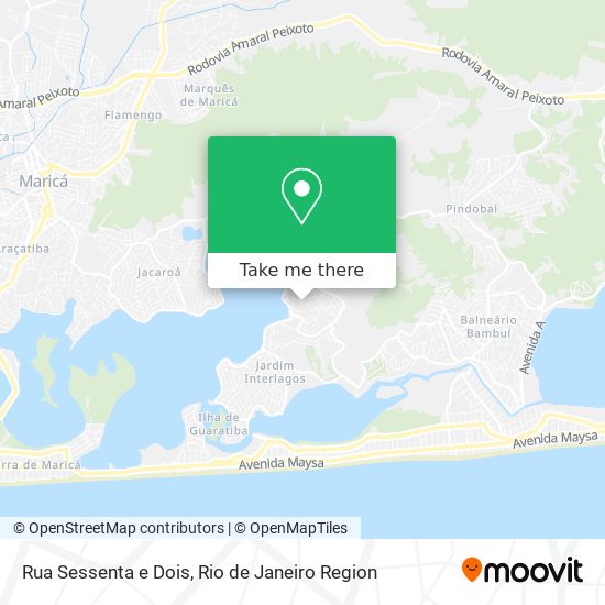 Rua Sessenta e Dois map