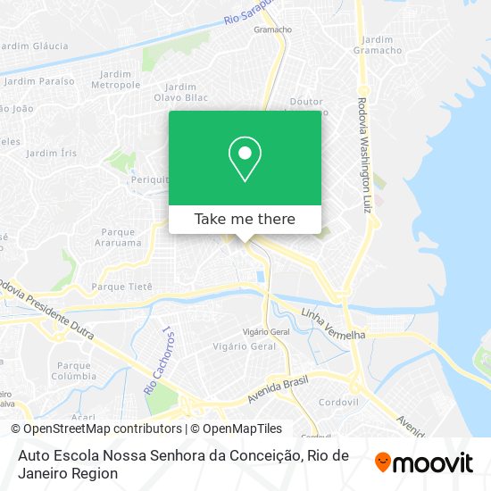 Auto Escola Nossa Senhora da Conceição map