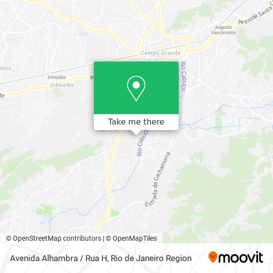 Avenida Alhambra / Rua H map