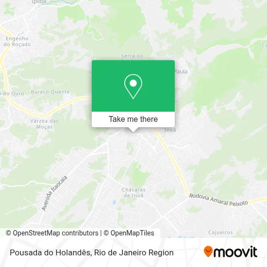 Pousada do Holandês map