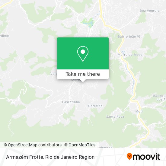 Armazém Frotte map