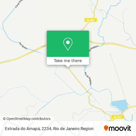 Mapa Estrada do Amapá, 2234