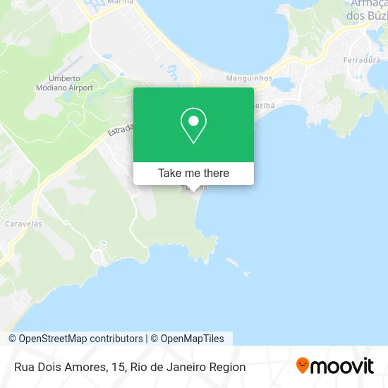 Rua Dois Amores, 15 map