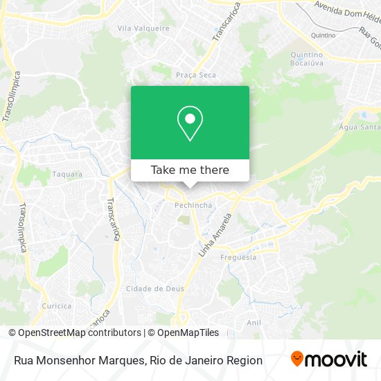 Rua Monsenhor Marques map