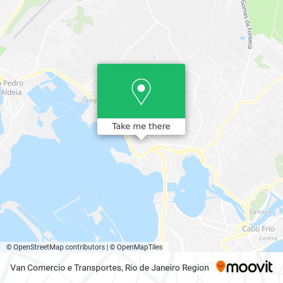 Mapa Van Comercio e Transportes