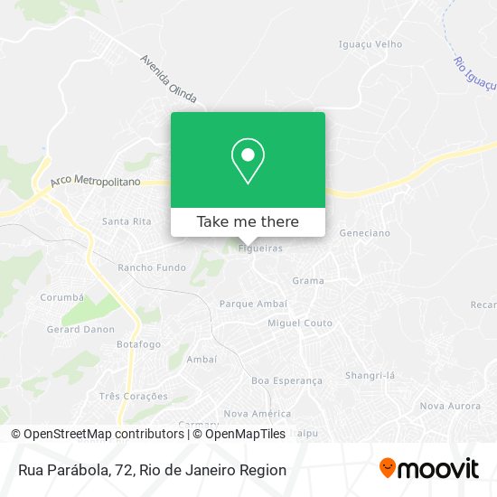 Rua Parábola, 72 map