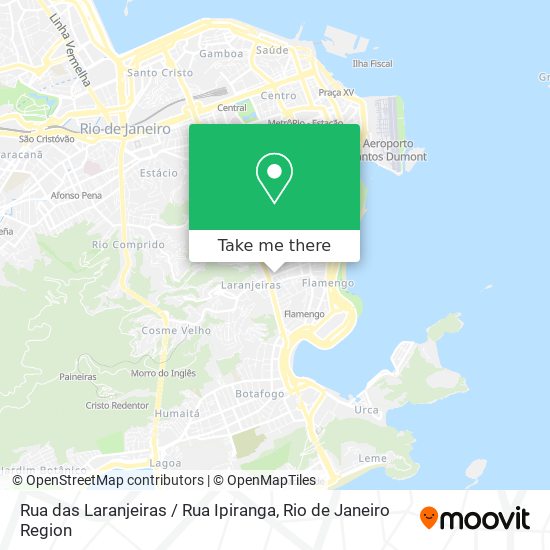 Mapa Rua das Laranjeiras / Rua Ipiranga