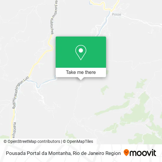 Pousada Portal da Montanha map